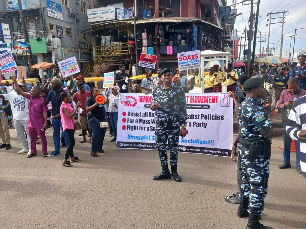 June 12: Tinubu must go, we are hungry "“ Nigerians protest hardship