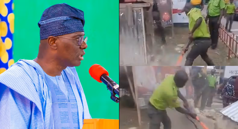 'Where are the gods?' - Nigerians react as officials demolish shrine in Lagos