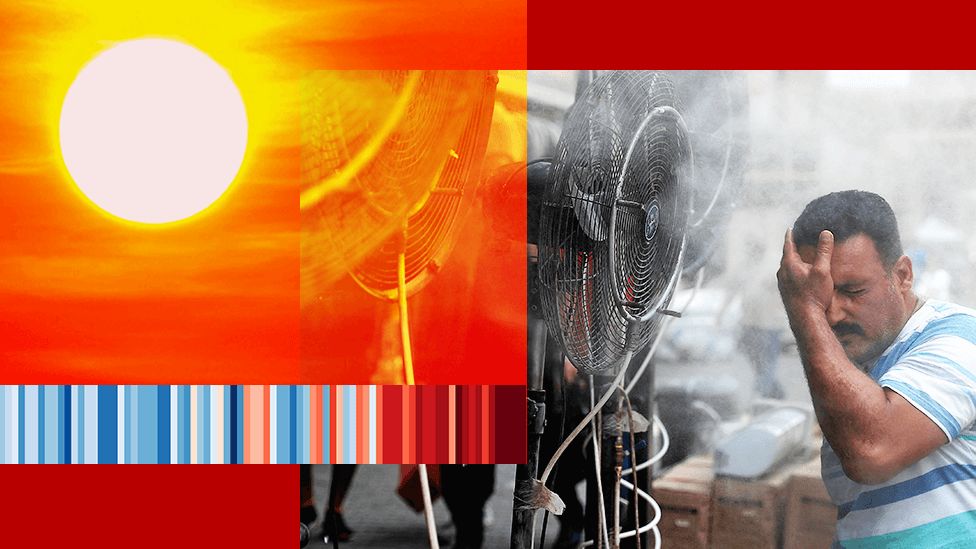Climate change: World now sees twice as many days over 50C