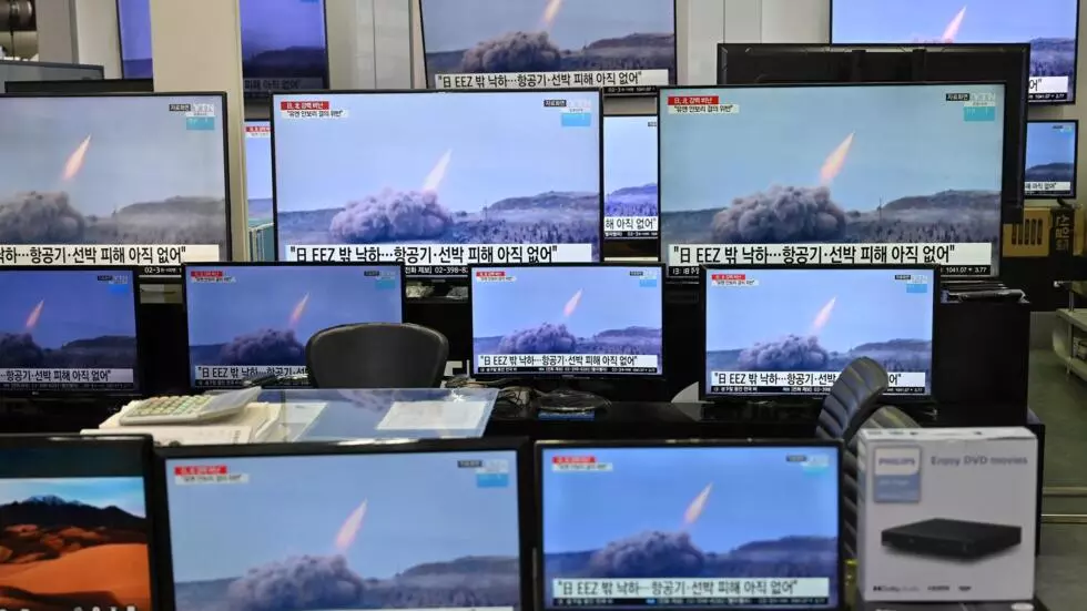 North Korea fires at least one ballistic missile amid flurry of military activity