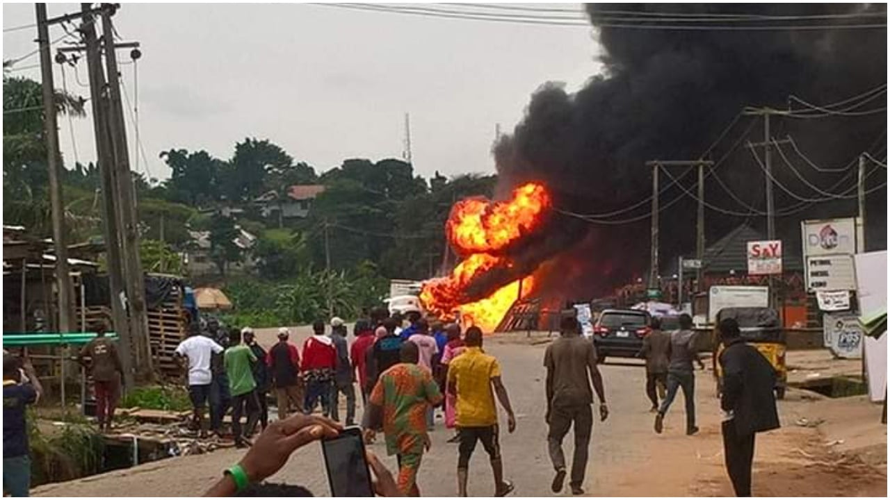 BREAKING: Many feared dead as explosion rocks petrol station in Awka