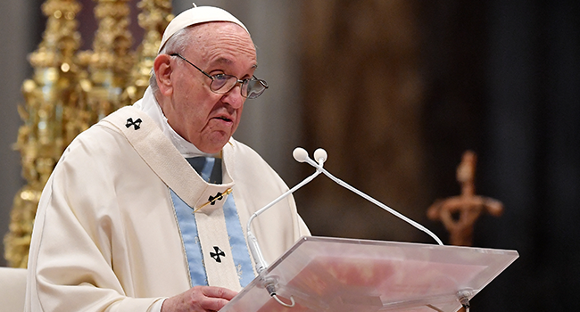 Pope Urges Peace At New Year, Says Hurting Women Insults God