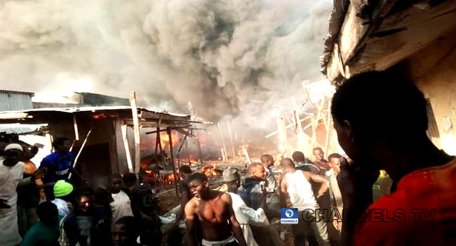 Fire Guts Shops, Goods In Popular Yobe Market