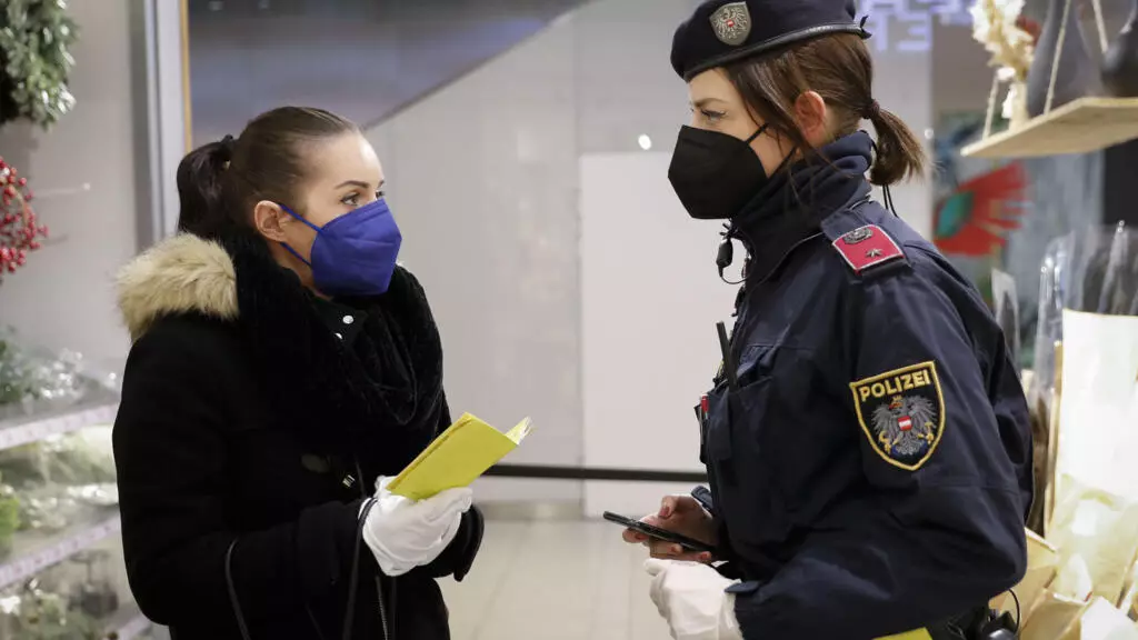 Mandatory vaccination rules come into force in Austria