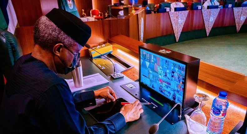 Osinbajo presides over FEC meeting in Buhari's absence