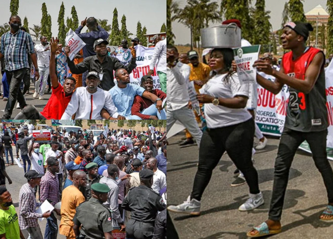 ASUU strike: Nigerian students protest in Abuja, others