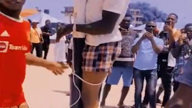 Mob riots over Ghana's sex-tape flogging arrests